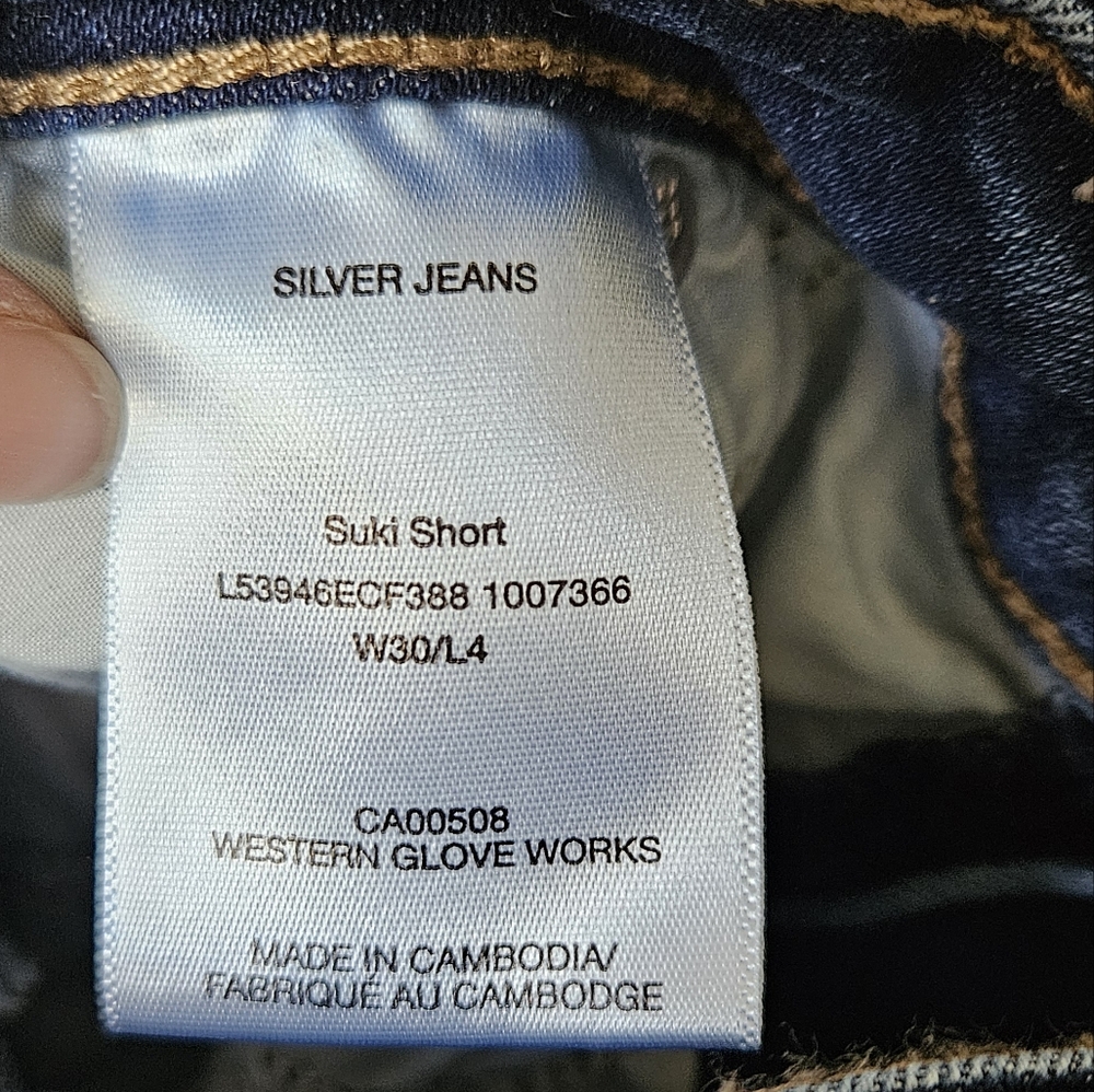 Silver Jean Co. SUKI Short 30x4 - Picture 3 of 6